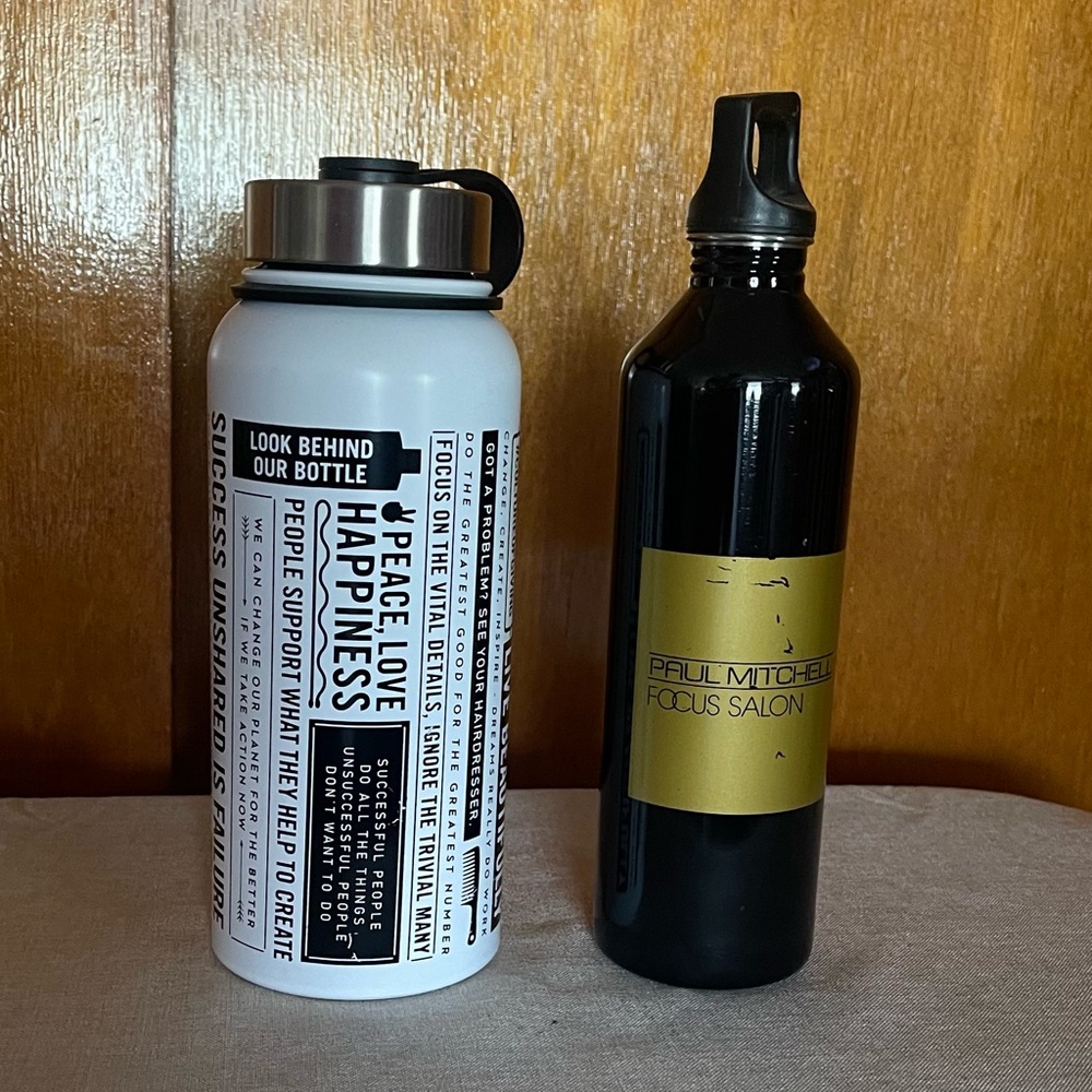 Paul Mitchell Black and White Focus Salon Bottles